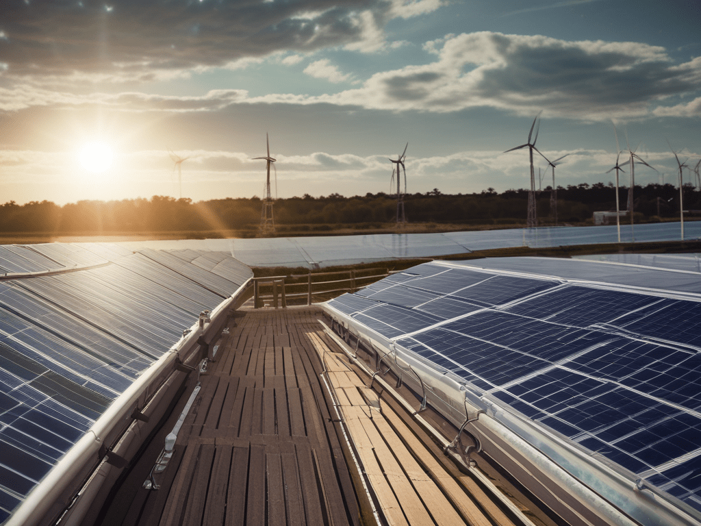 Énergie marine durable : panneaux solaires et alternatives&nbsp;électriques